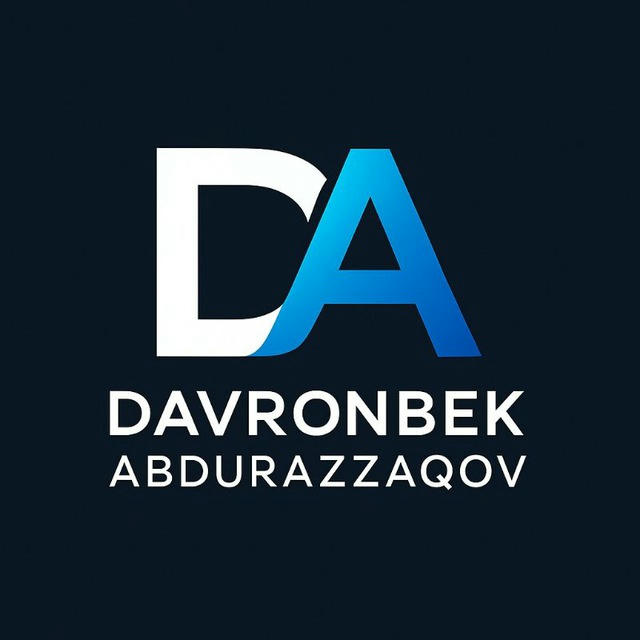🔷️Davronbek Abdurazzaqov🔷️shaxsiy blog️