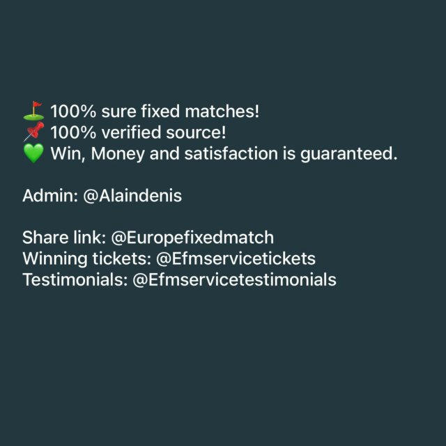 𝗘𝗨𝗥𝗢𝗣𝗘 🇪🇺 𝗙𝗜𝗫𝗘𝗗 𝗠𝗔𝗧𝗖𝗛𝗘𝗦®️