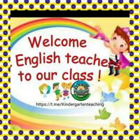 English lessons for teachers at Kindergarten 😍
