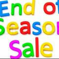 End of the season sale