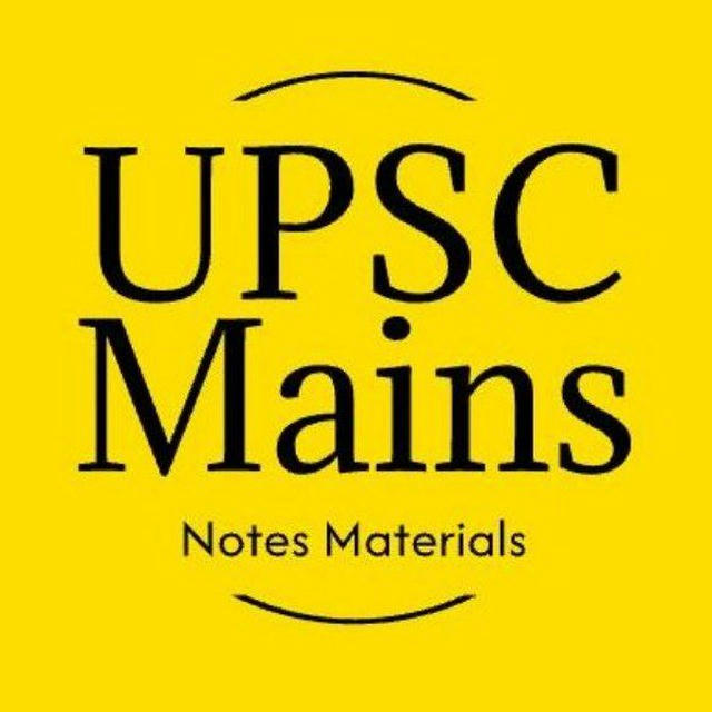 UPSC Mains Notes Materials