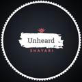 Unheard shayari