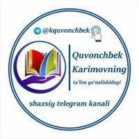 Quvonchbek Karimov (shaxsiy blog)