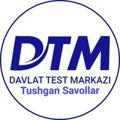 KIMYO BIOLOGIYA DTM TESTLARI