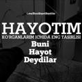 ⏳BUNI HAYOT DEYDILAR.⌛