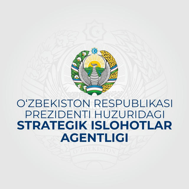 Strategik islohotlar agentligi - Rasmiy kanal