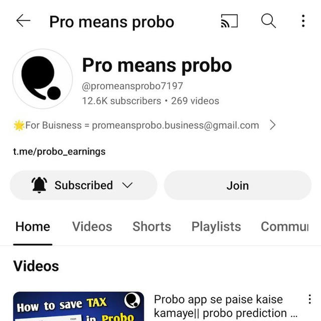 Pro means Probo
