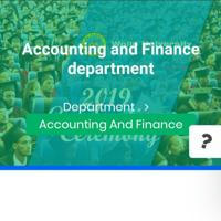 Accounting and finance department