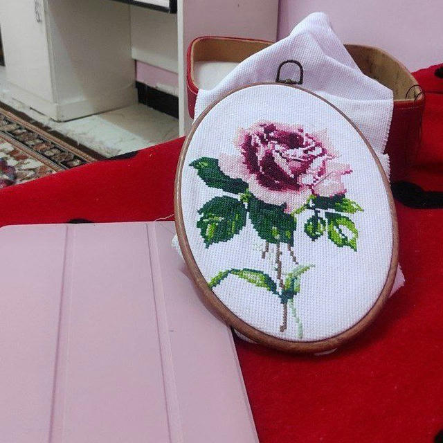 +حياكةembroidery //تطريز 🤍✂️