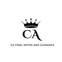 CA Final Notes & Guidance 📒⏱