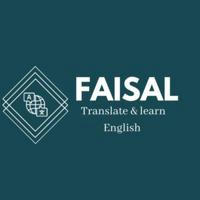 Translate & learn English with Faisal