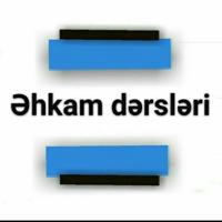 ƏHKAM FİQH DƏRSLƏRİ