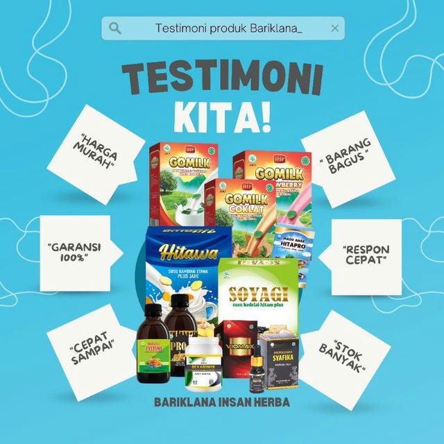 Testimoni all produk