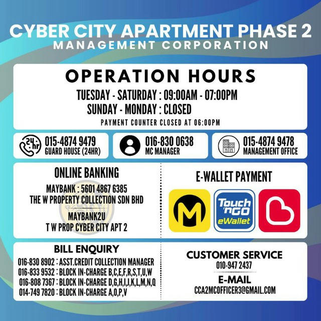 CYBER CITY APARTMENT 2 (LATEST INFO)