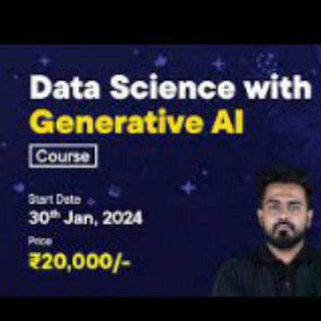 DATA SCIENCE WITH GENERATED AI & FULL STACK DEVELOPMENT