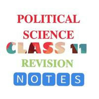 Class 11th Political Science Notes