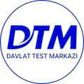 Davlat test markazi [ONLINE TEST [DTM]