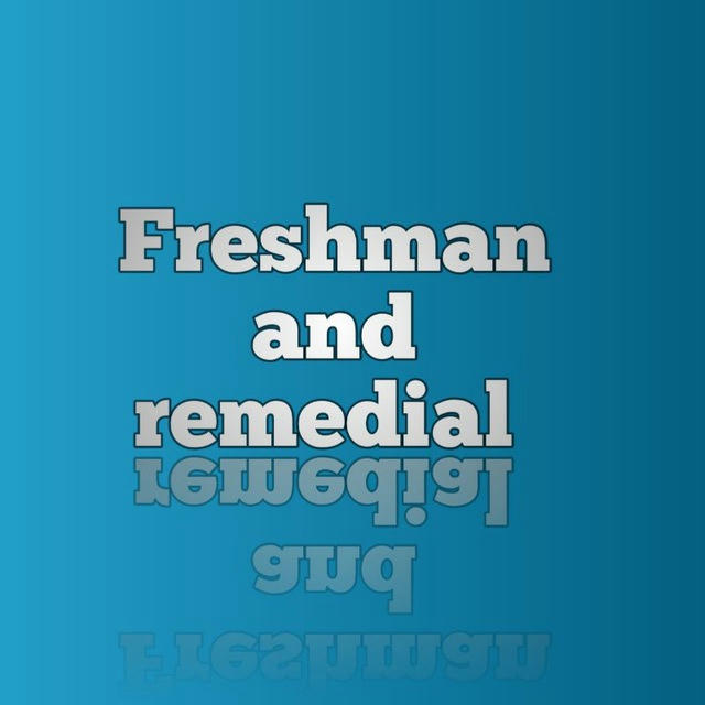 Freshman and remedial