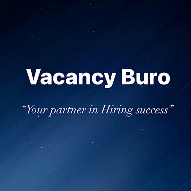 Vacancy Buro 🇺🇸🇰🇬🇺🇿