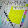 DU B.COM.NOTES PDF.SEM-2📒🖋️