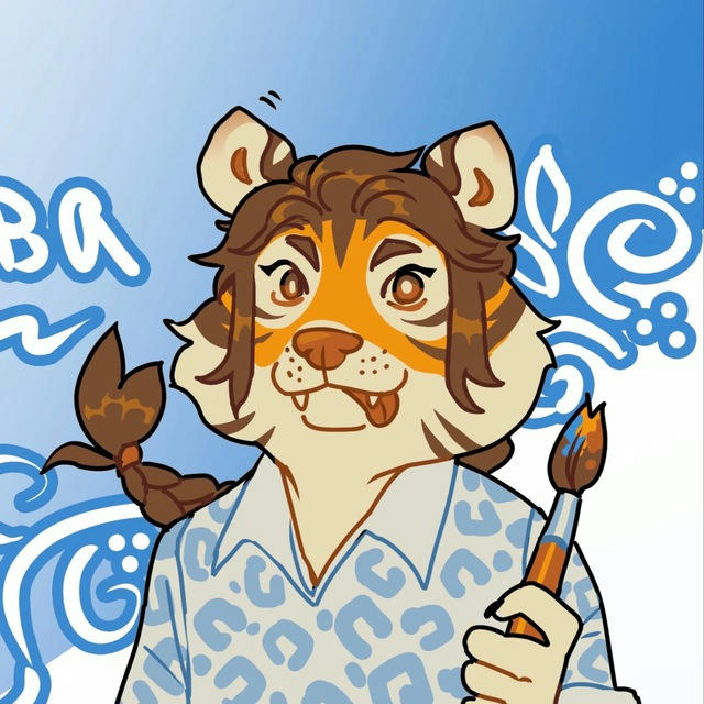 [DTIYS] Тигра жоска рисует