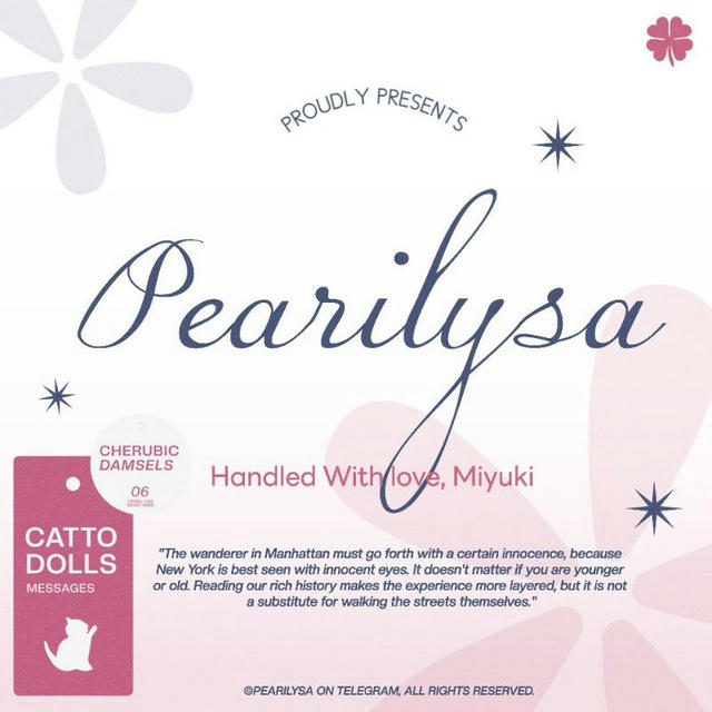 Pearilysa ୨ৎ