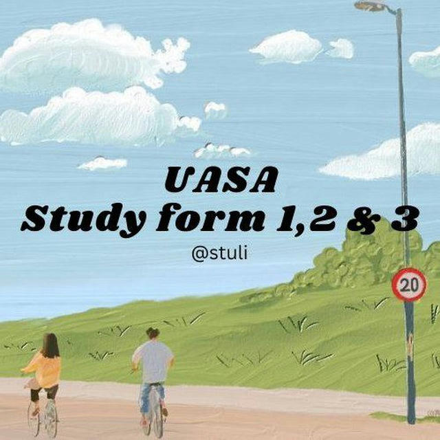 STUDY FORM 1, 2 & 3 ~ UASA