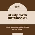 •study with notebook🥑