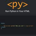 Html, Python