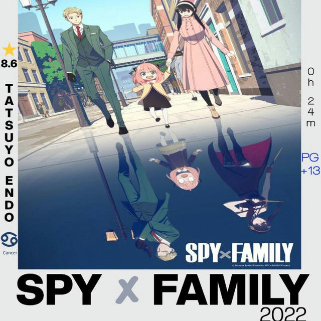 Spy x Family Dual Dub Sub English Anime • Spy x Family Code: White • Spy x Family Indo French Spanish Italian Portuguese Russian