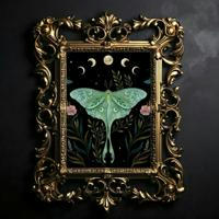 LUNA MOTH: Open.