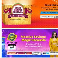 Amazon Great Indian Festival Flipkart Big Billion Days Offers