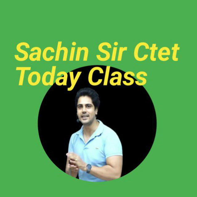 Sachin Sir Ctet Today Class