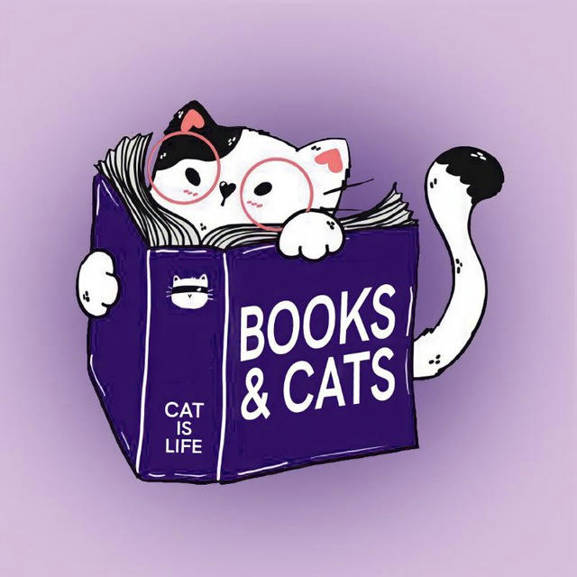 Books and Cats 💜🐱