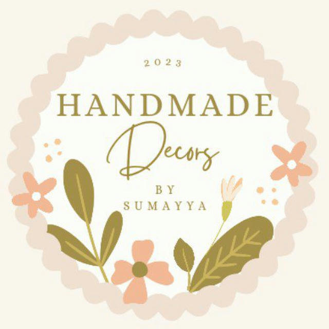 Handmade decors🧡 by Sumayya