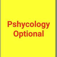 UPSC Toppers Psychology Optional Material
