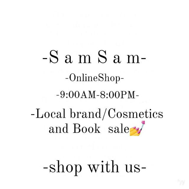 SamSam Online Shop🛒🐙