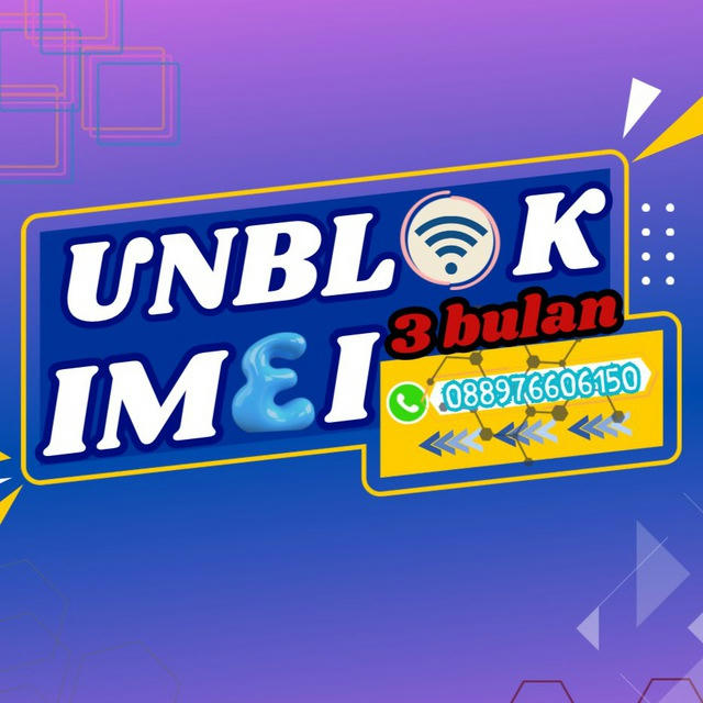 UNBLOCK IMEI IPHONE/ANDROID RESMI
