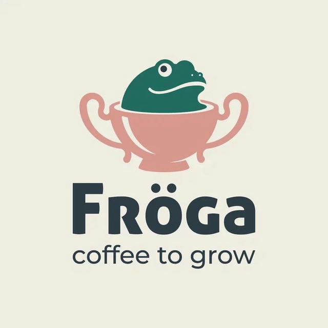 Froga drink coffee to grow