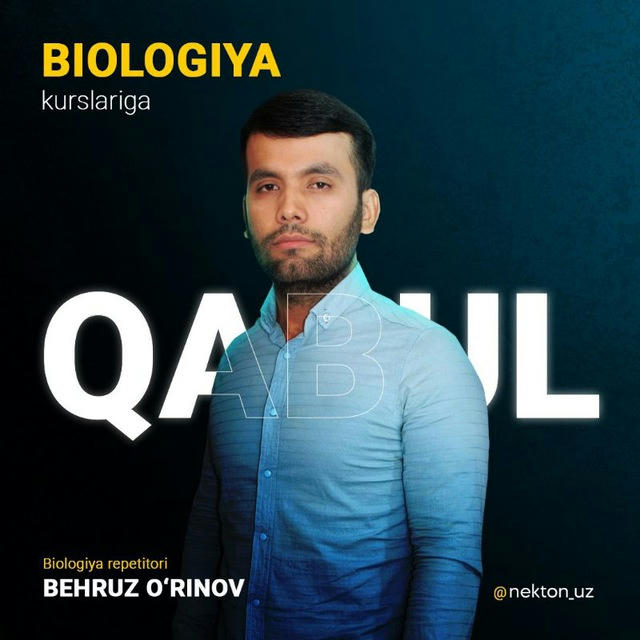 NEKTON.UZ – BIOLOGIYA TAYYORLOV KURSI