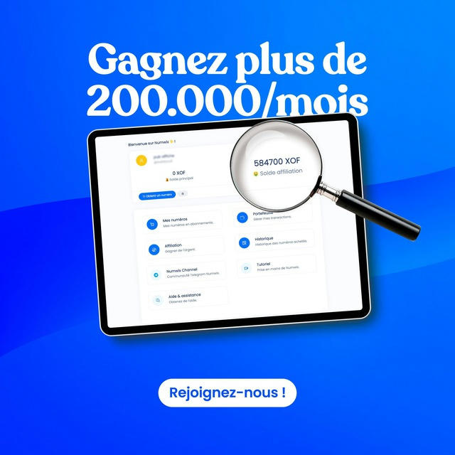 Gagnez de l'argent avec Numwix 🤑