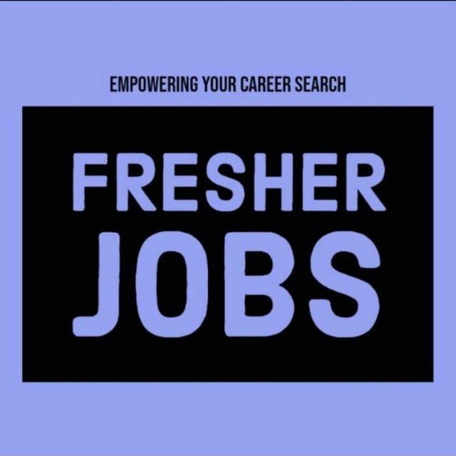 Fresher Jobs 2024