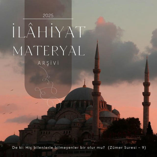 İLÂHİYAT MATERYAL ARŞİVİ