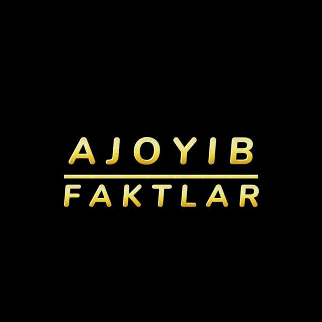 Ajoyib Faktlar 💡