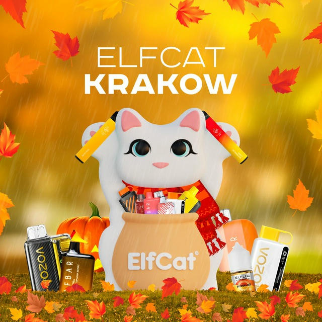 ELFCAT® KRAKOW| ELFBAR KRAKOW|Одноразки Краков|Одноразки Польша 🇵🇱|Электронки Польша 🇵🇱