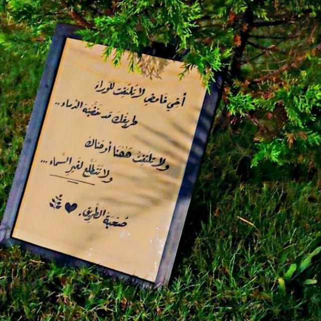 صُحْـبَة الطَّـريق.🤍🌿