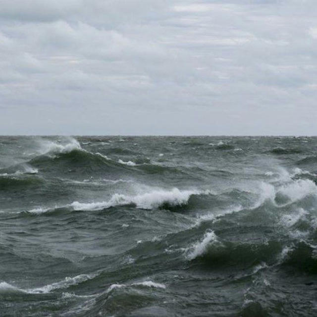 шторм на берегу моря