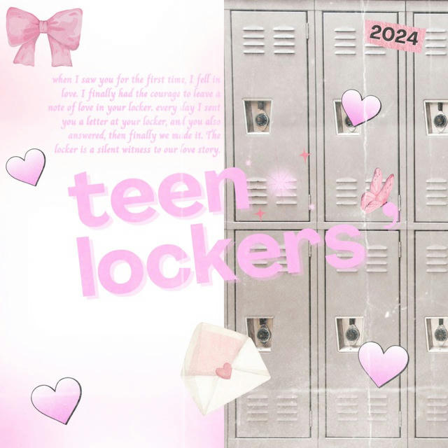 GO, 📩 ⠿ teen locker's. 𓂋 ⁺ 