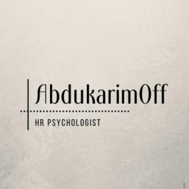 AbdukarimOff《HR PSIXOLOG》