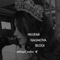 Nilufar Halimova™| Blog